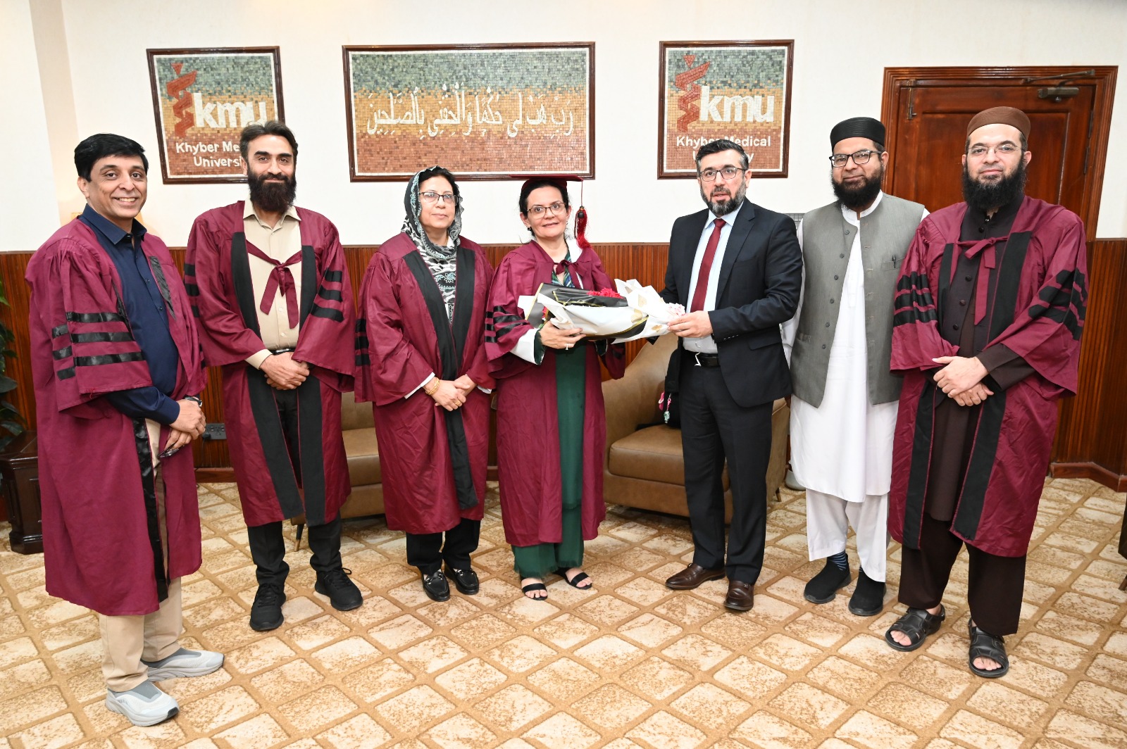 Dr Mahvash Shahid clears her PhD Physiology defence